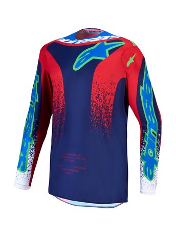 Alpinestars Jersey Fluid Drag Blue/Red/White