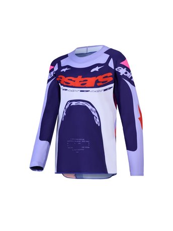 Alpinestars Jersey Junior Supertech Dyna Violet/Purple/Pink Fluo