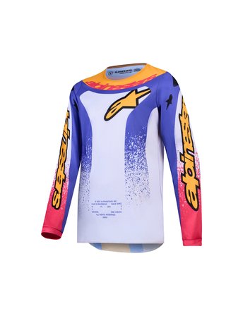 Alpinestars Jersey Junior Fluid Drag Lilac/Blue/Gold