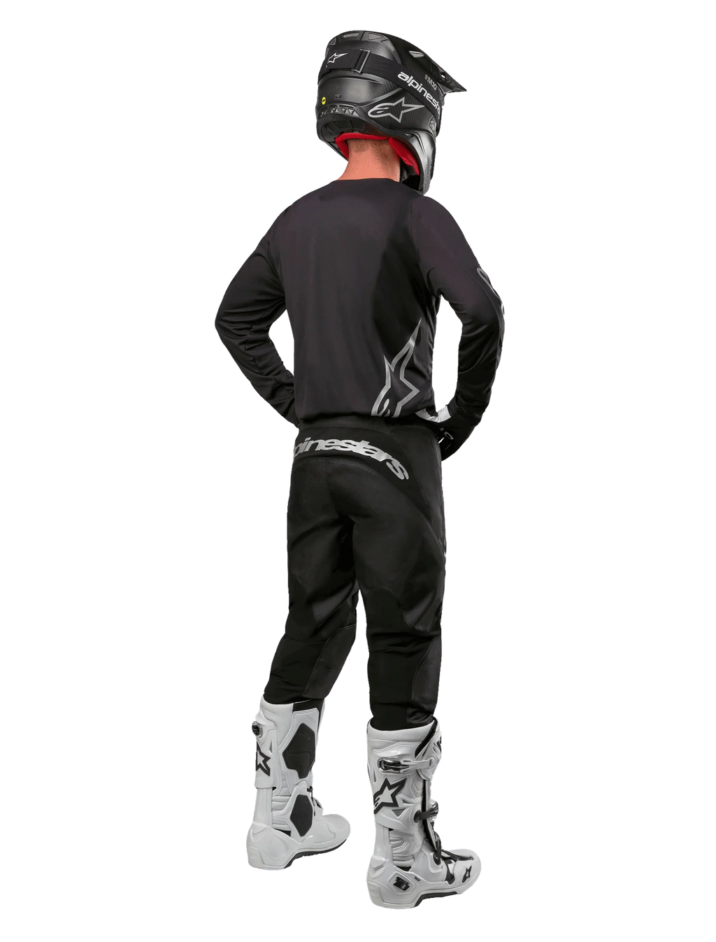 Alpinestars Fluid Graphite Black Silver Kit