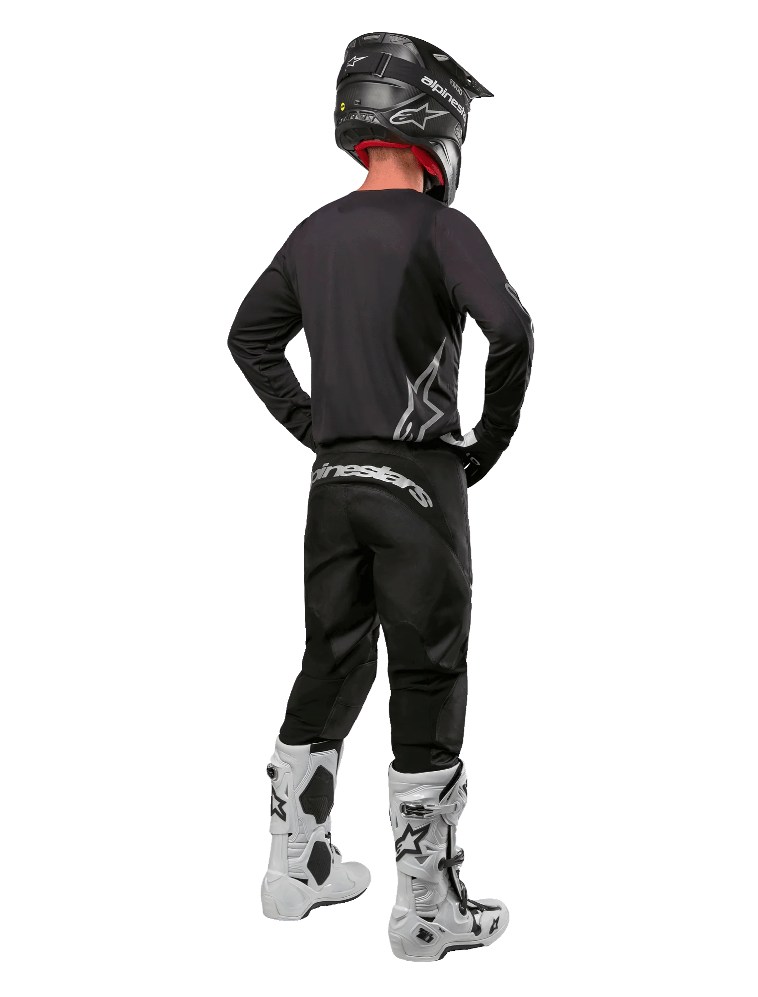 Alpinestars Fluid Graphite Black Silver Kit