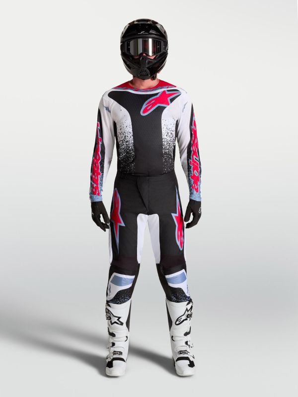 Alpinestars Fluid Drag Black/White/Blue/Red Fluo Kit